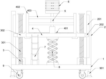 一种用于建筑工程的移动操作架的制作方法