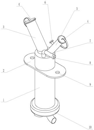 空肠造瘘双腔气囊套管的制作方法