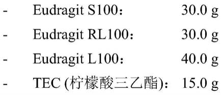 生产用于口服给药和结肠递送的药物组合物的方法与流程