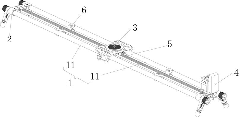 一种可无限拼接长度的电控摄影滑轨的制作方法