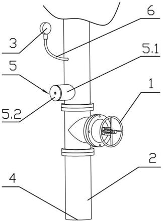 一种空压机定性测流装置的制作方法