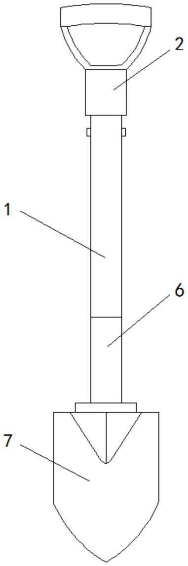 一种便于携带的园林铲的制作方法