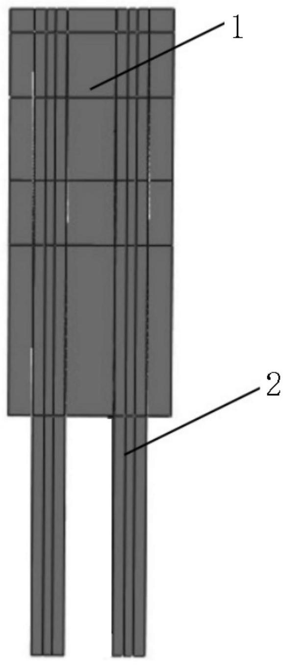 一种工字钢桩-钢面板-高聚物复合层的挡土结构的制作方法
