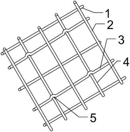 一种抗压防裂钢筋网的制作方法