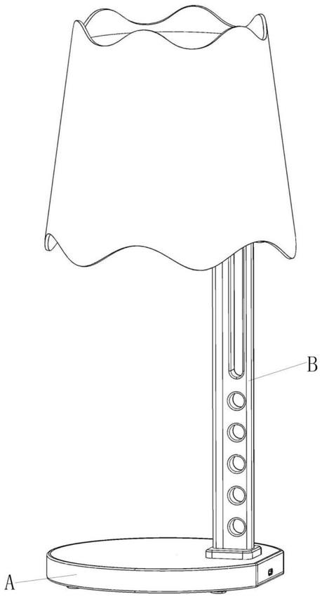 一种触摸无线充电台灯的制作方法