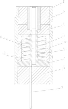 一种大华司带台阶的套管成型模具结构的制作方法