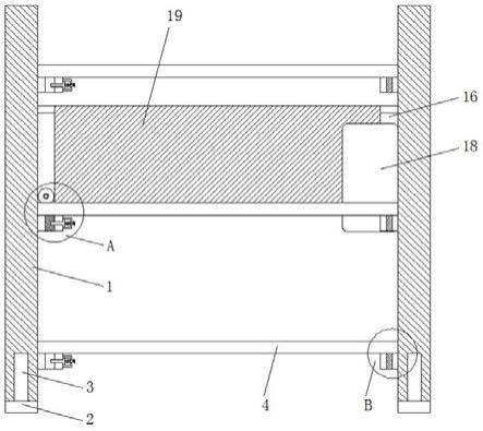 一种基于插销固定原理的汽车轮胎保存装置