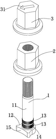一种便于检测的防松防尘轮毂螺栓的制作方法