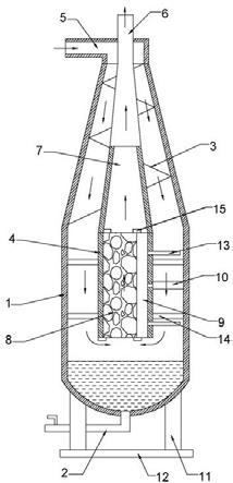 一种新型真空泵用气液分离装置