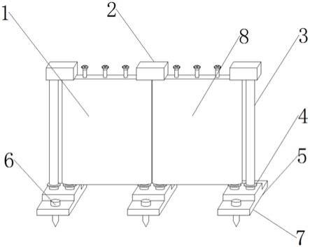 一种适用于房建施工用可降尘围挡的制作方法