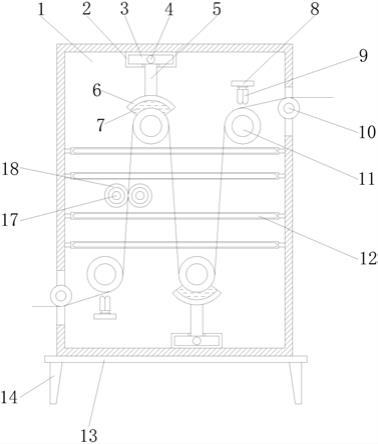 一种抗皱性全涤布料生产用静电消除装置的制作方法