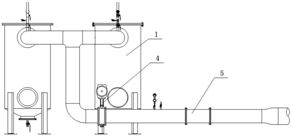 用于连续式铸管退火炉的煤气过滤系统的制作方法