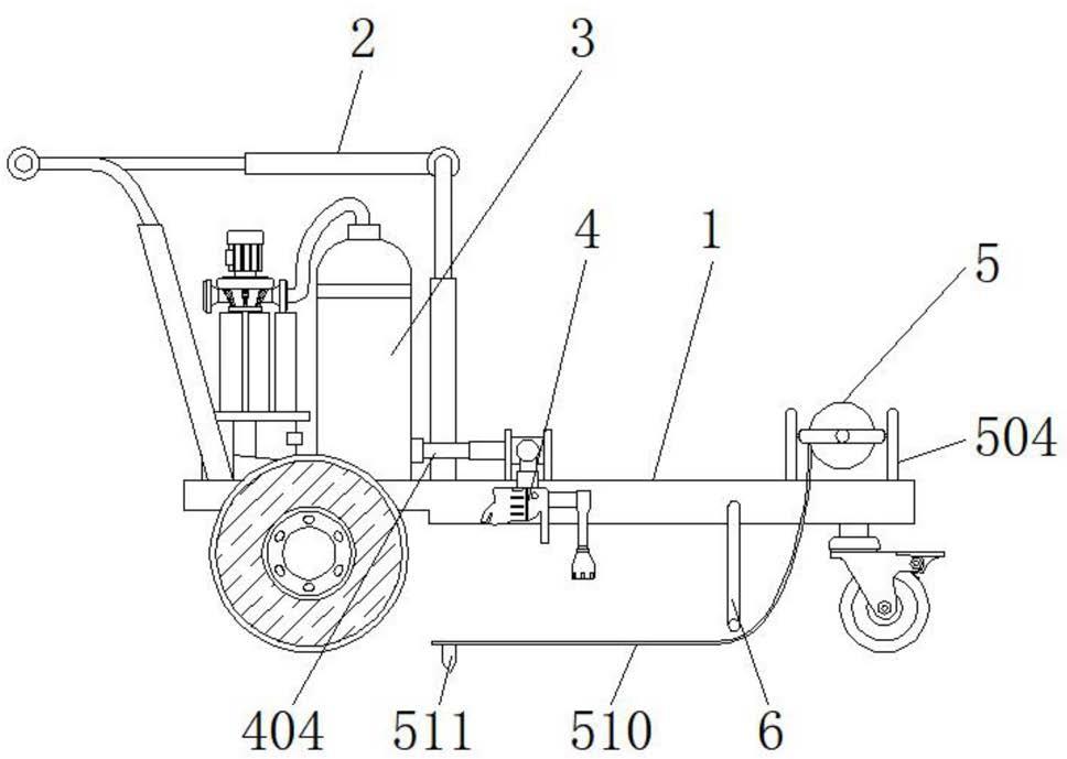 一种公路工程管理用路面施工用路标喷涂装置的制作方法