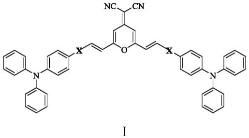 一种近红外发光的三苯胺衍生物荧光分子及其制备方法与应用