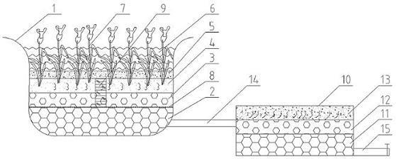一种强化脱氮除磷的雨水花园的制作方法