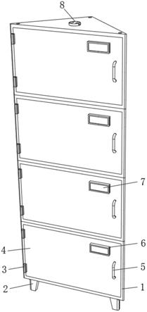 一种便于使用的木质办公家具用组合式书柜的制作方法