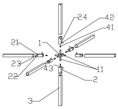 一种方管组件及其使用方法与流程