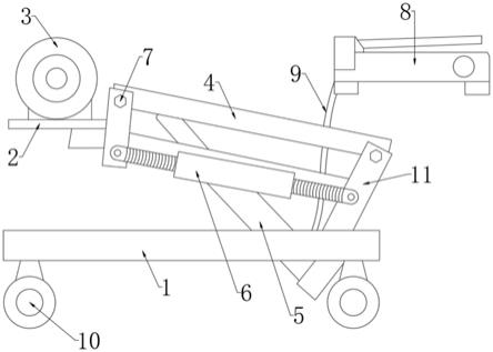 履带式挖掘机高效支重轮拆装工具的制作方法