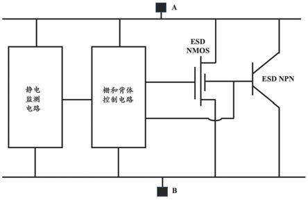 双向静电防护电路的制作方法