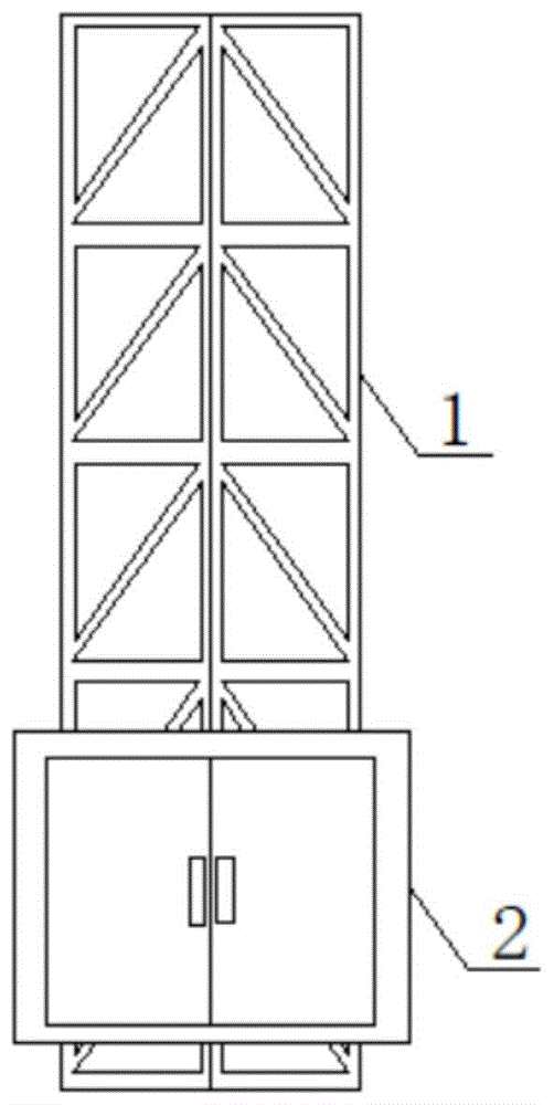 高建筑升降施工平台的制作方法