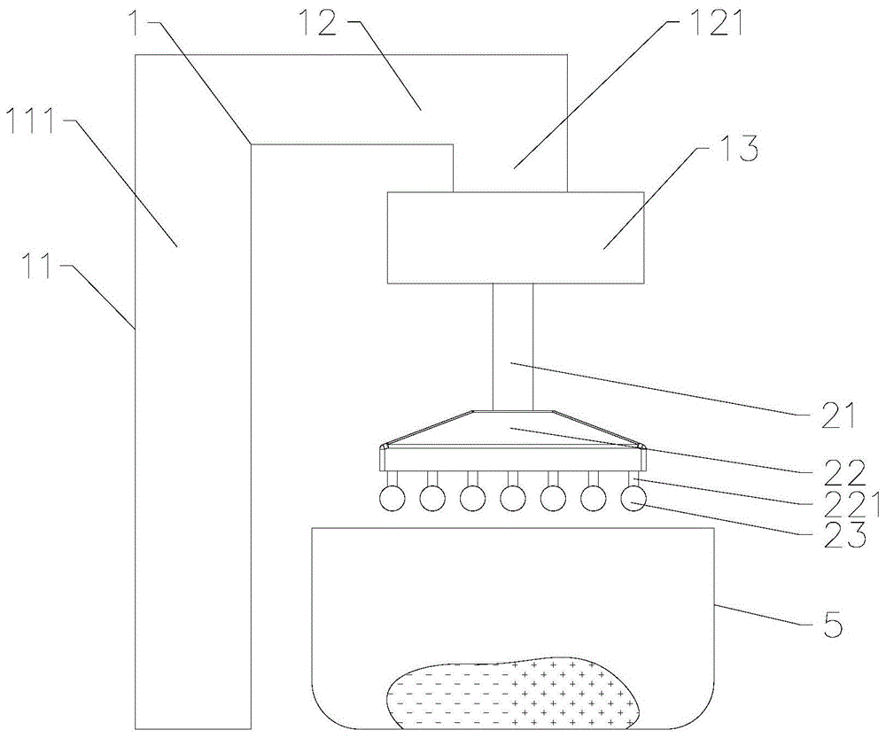 一种竖直击打式打面机的制作方法