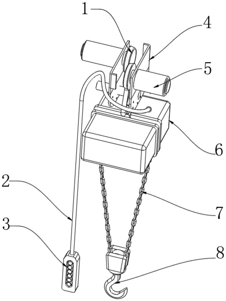 一种带防撞装置的电动葫芦的制作方法