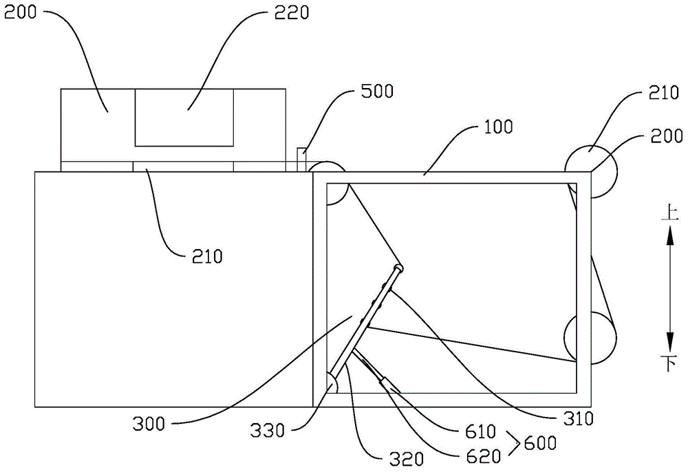 制袋机收卷摆动调节装置的制作方法