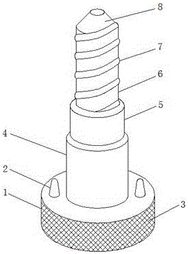一种可快速安装的制动钳螺栓的制作方法