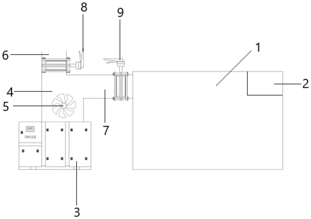 一种喷油螺杆空压机余热回收简易系统的制作方法