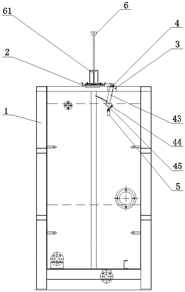 一种电泳槽感应挂具用接电开关装置的制作方法