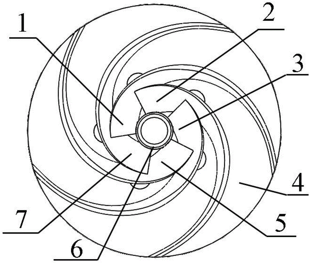 一种开式叶轮降低轴向力结构的制作方法