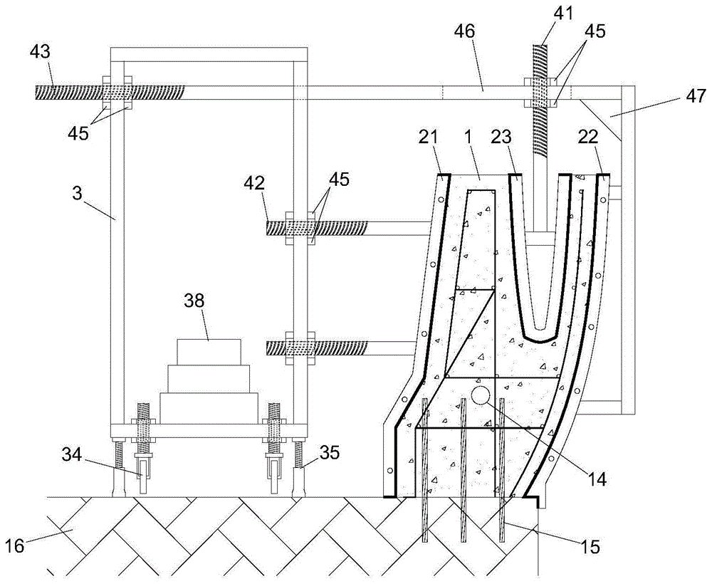 异型现浇混凝土花槽防撞护栏施工方法与流程