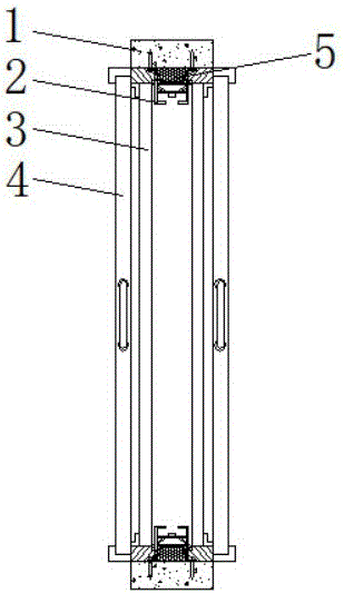 一种建筑门窗用具有防护结构的卡接装置的制作方法