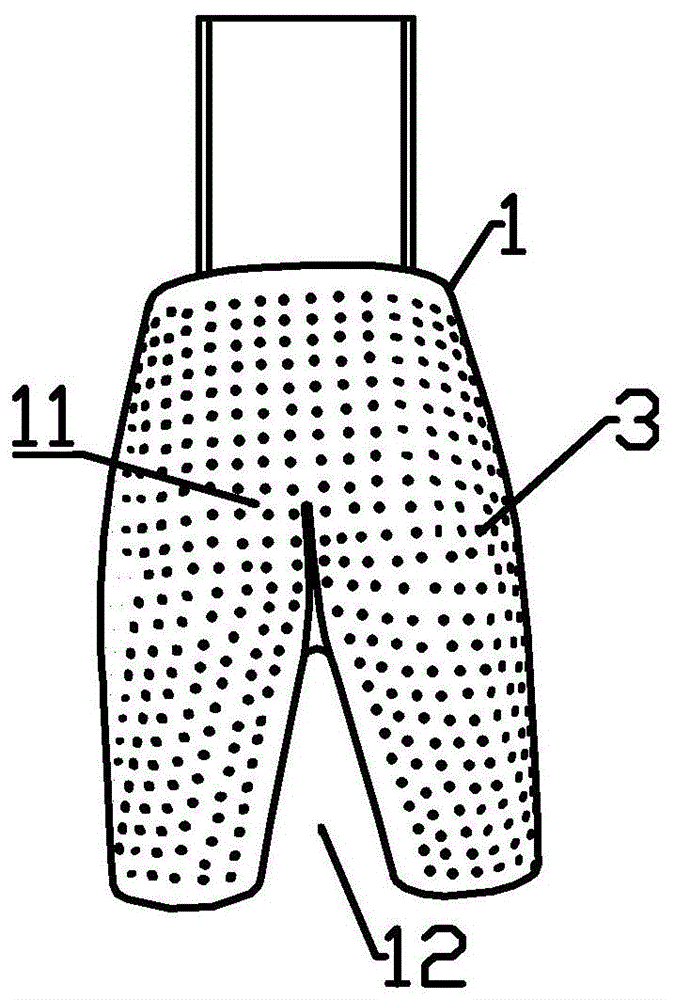 一种三D立体裤档定型模的制作方法