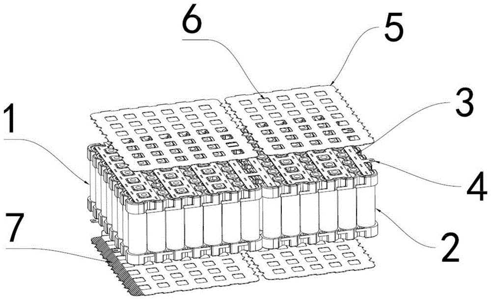 一种锂电池双模组镍带连接结构的制作方法