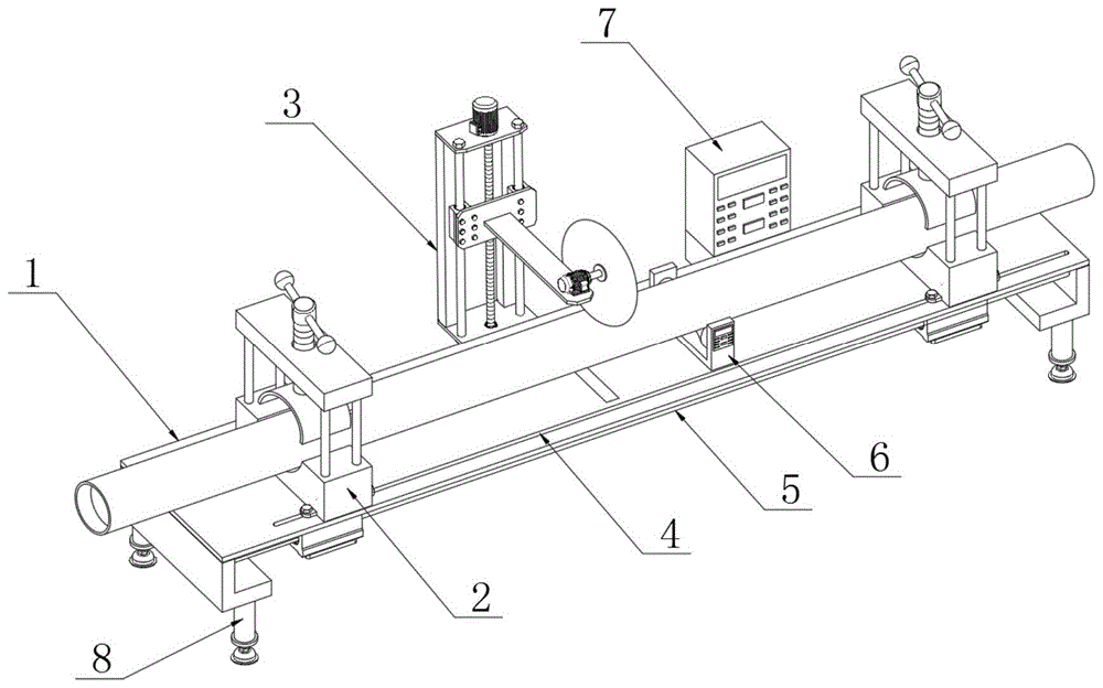 PE管的定位固定裁切装置的制作方法