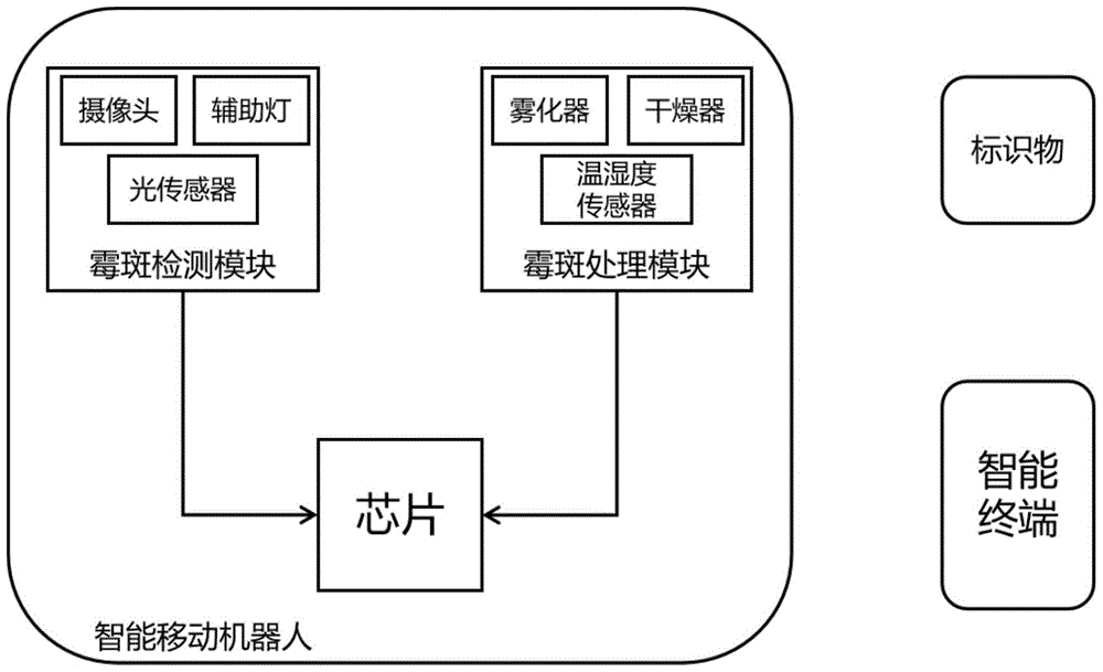 一种智能检测和处理霉斑的系统及方法与流程