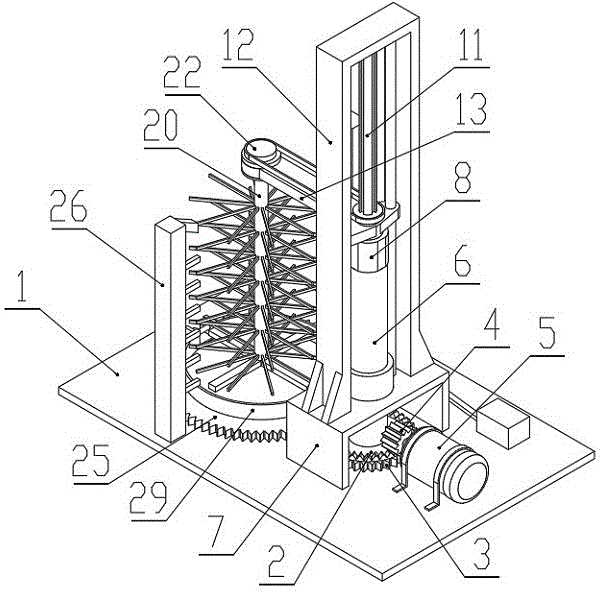 一种建筑施工用桶清洁装置的制作方法