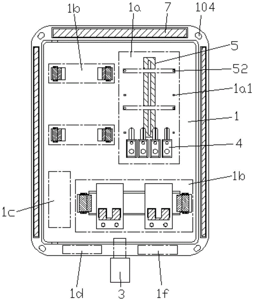 一种低压电能计量箱模块化防窃电配电基板的制作方法