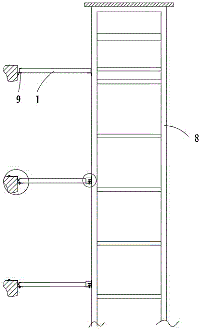 一种加装梯连廊固定装置的制作方法