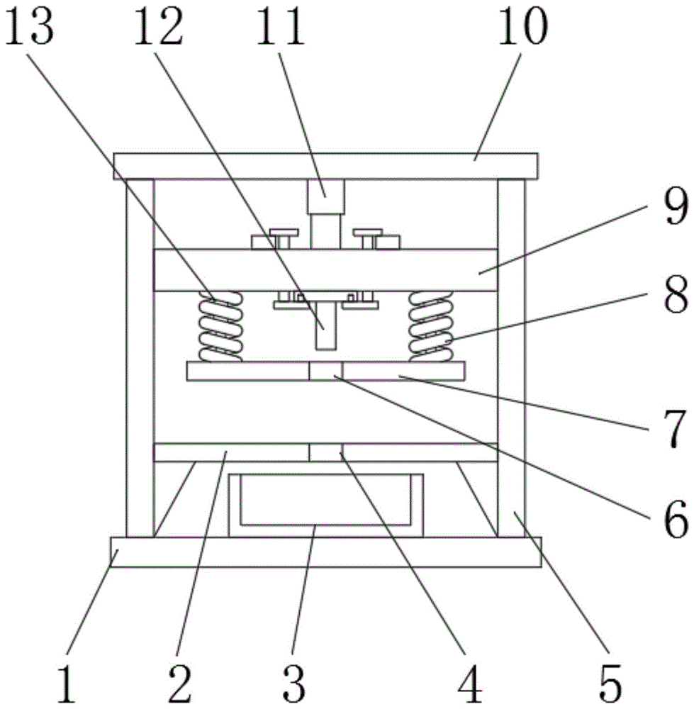 一种立柱冲孔模具的制作方法