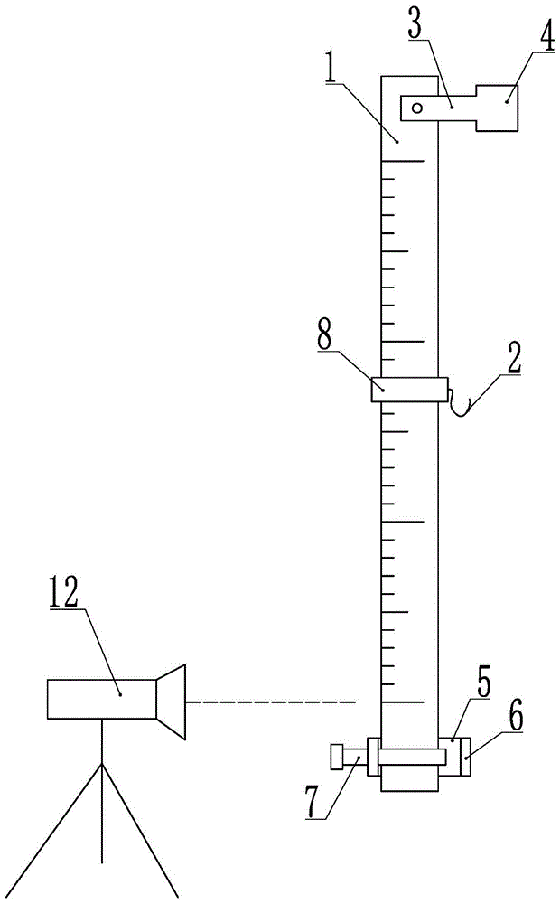 引流管高度测量装置的制作方法