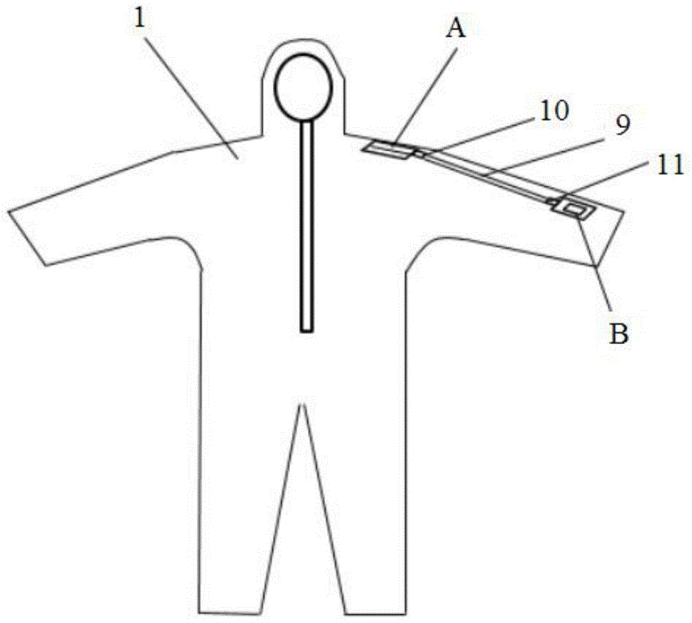 一种智能传感医用防护服
