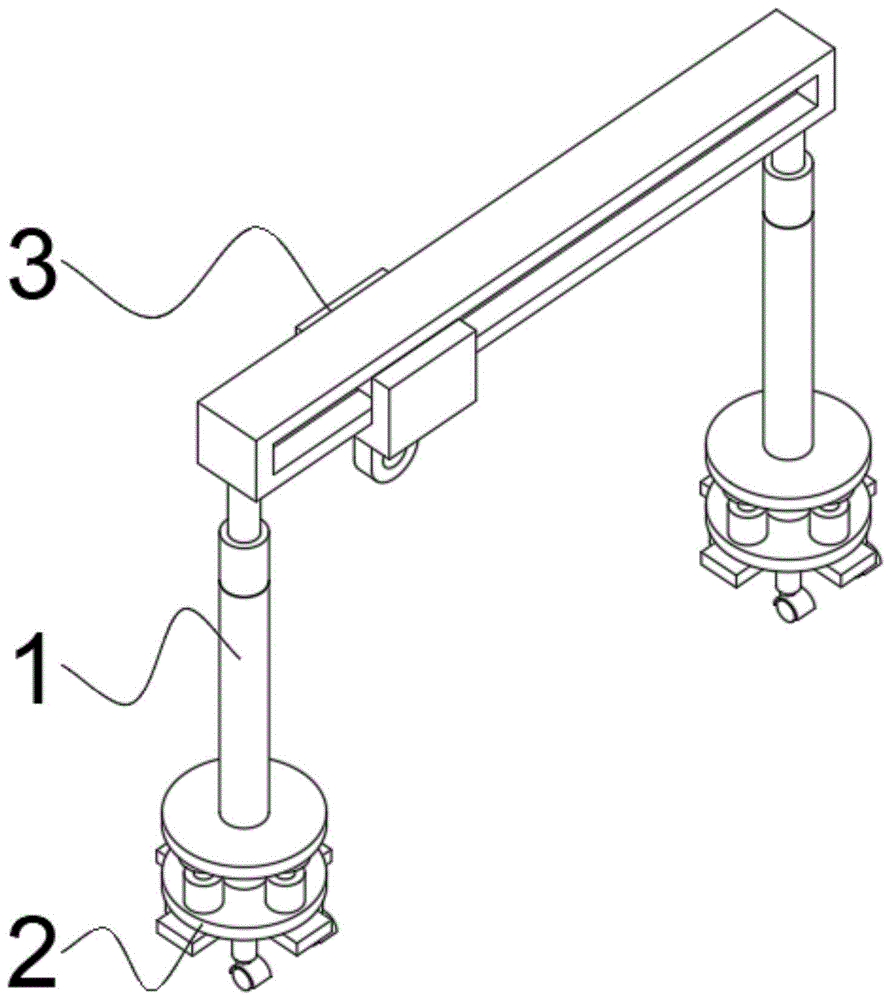 一种建筑桥梁小型移动吊架的制作方法