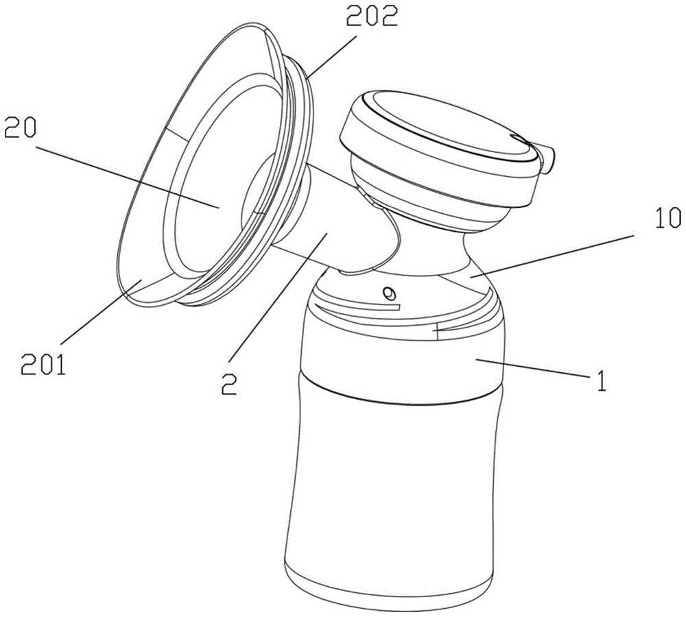 一种改进型吸奶器用三通结构的制作方法