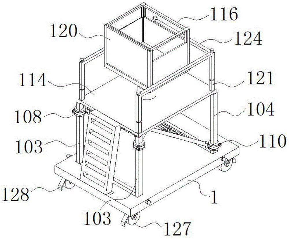 一种建筑装饰用脚手架的制作方法