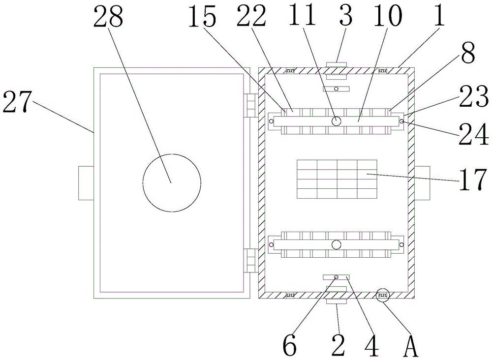 一种便于光缆固定的光纤分纤箱的制作方法