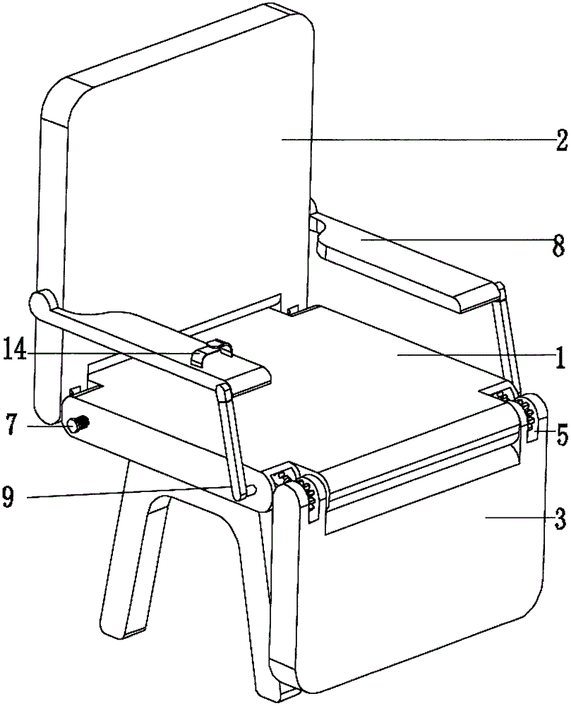 一种儿科输液椅的制作方法