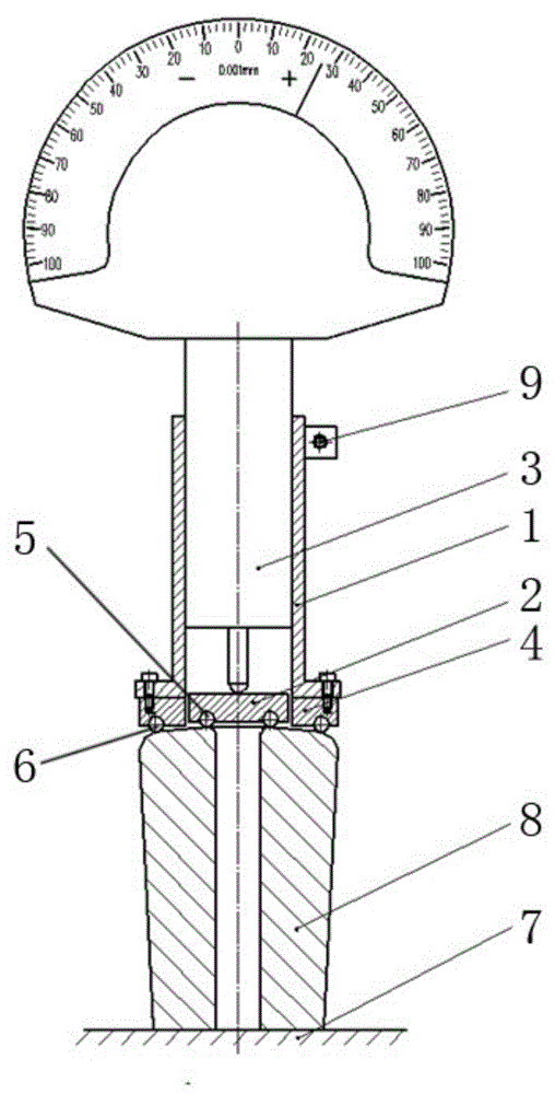 一种圆锥滚子球基面半径测量仪的制作方法