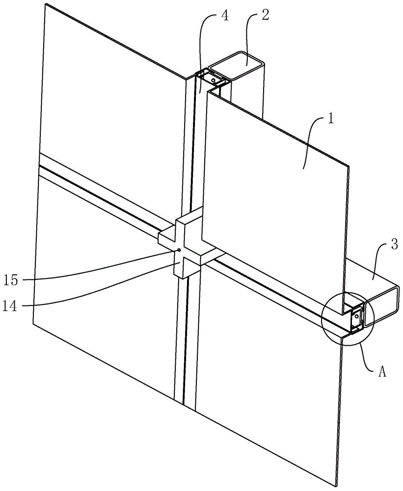 一种幕墙铝板的连接结构的制作方法